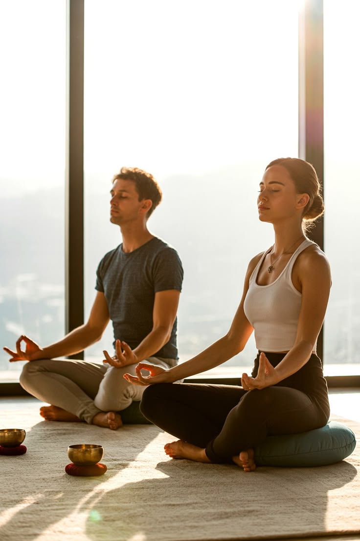 Layered routine timeline with color blocks